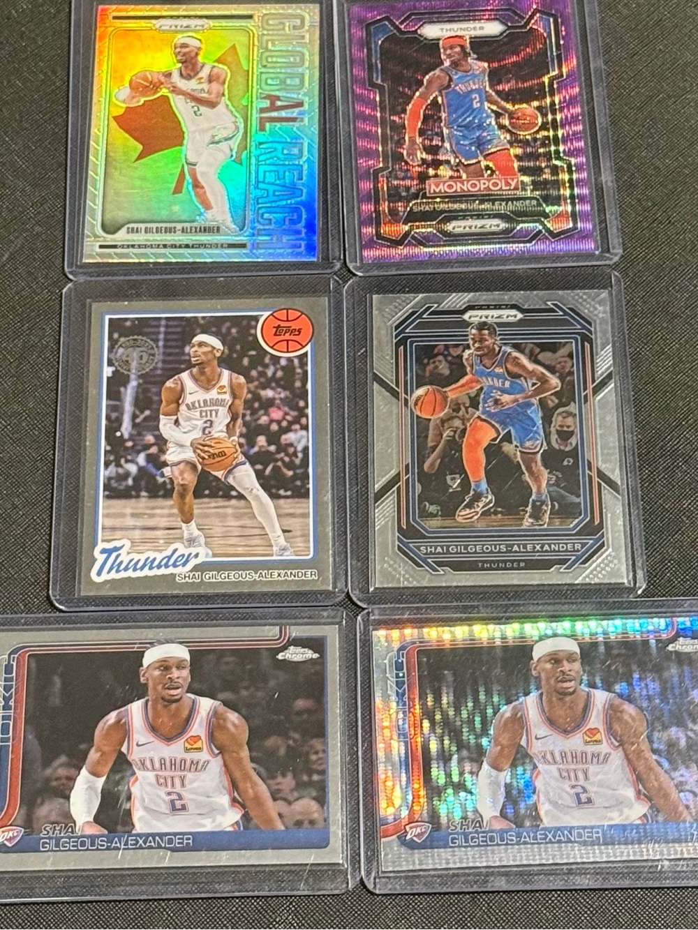 Shai Gilgeous-Alexander Basketball Trading Card lot 6